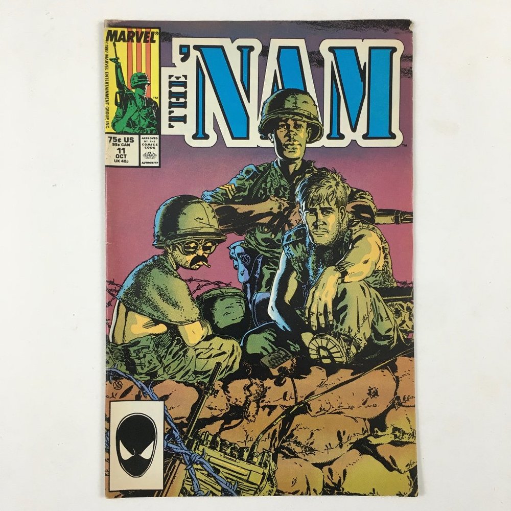 The 'Nam #11 Marvel 1987 Military Vietnam War First Print Copper Age Comic Book